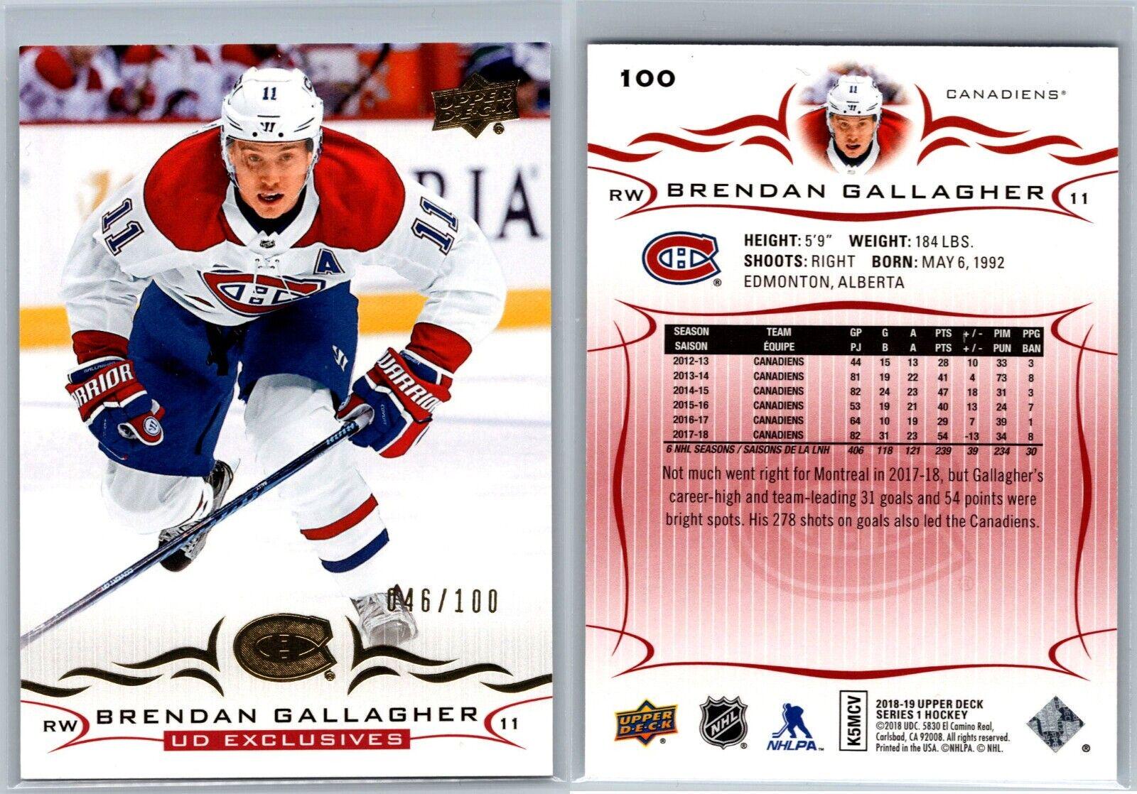 Brendan Gallagher [Exclusives] #100