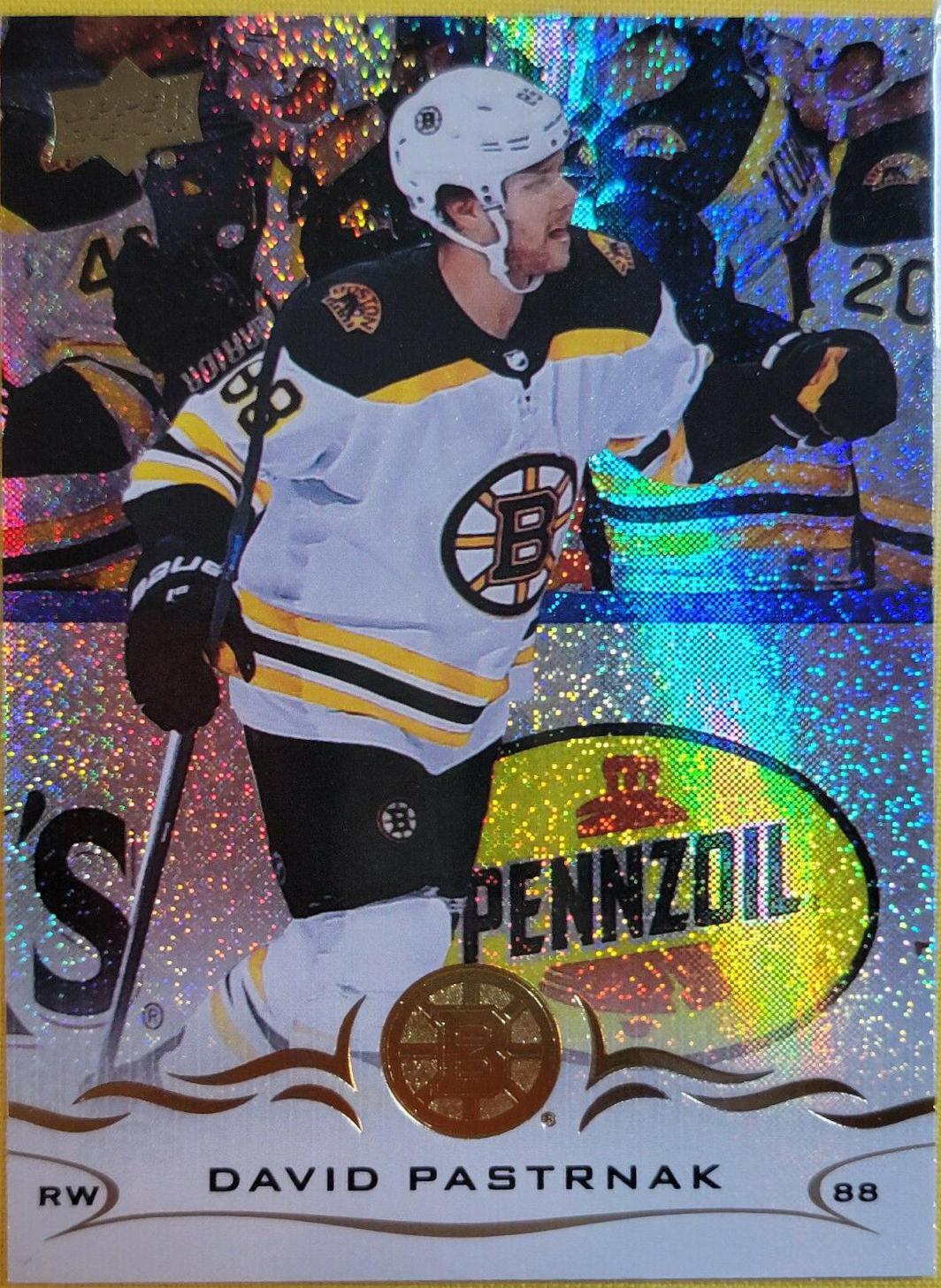 David Pastrnak [Speckled Rainbow Foil] #266