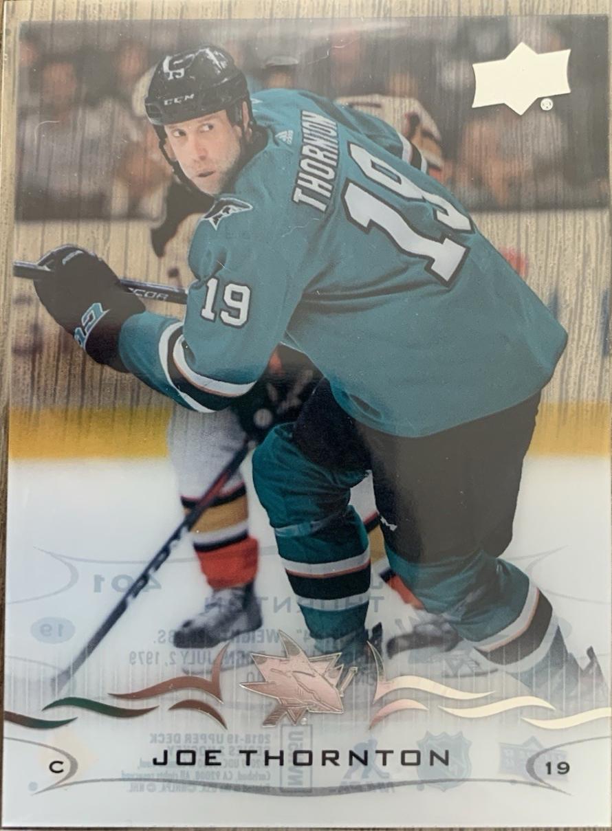 Joe Thornton [Clear Cut] #401