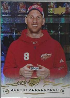 Justin Abdelkader [Speckled Rainbow Foil] #66