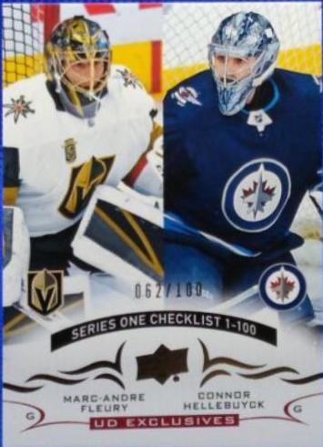 Marc Andre Fleury, Connor Hellebuyck [Exclusives] #199