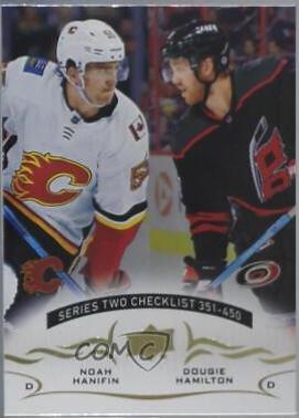 Noah Hanifin, Dougie Hamilton [Silver Foil] #450