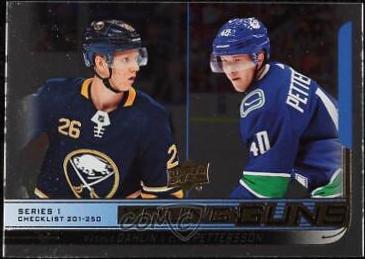 Rasmus Dahlin, Elias Pettersson [Silver Foil] #250
