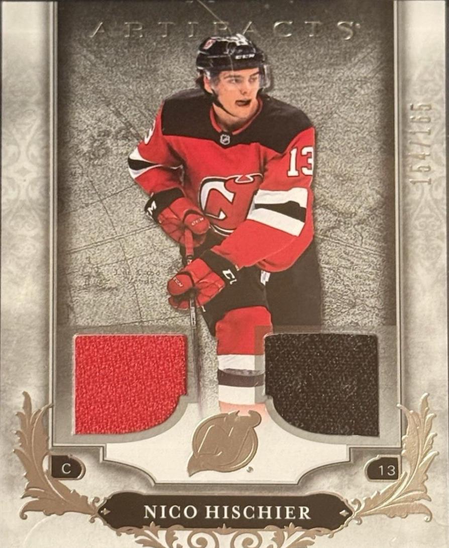 Nico Hischier [Material Jersey Silver] #7