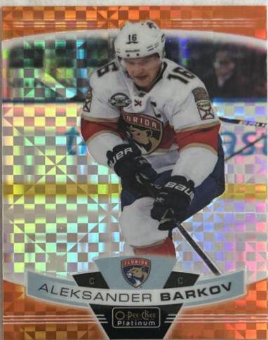 Aleksander Barkov [Orange Checkers] #66