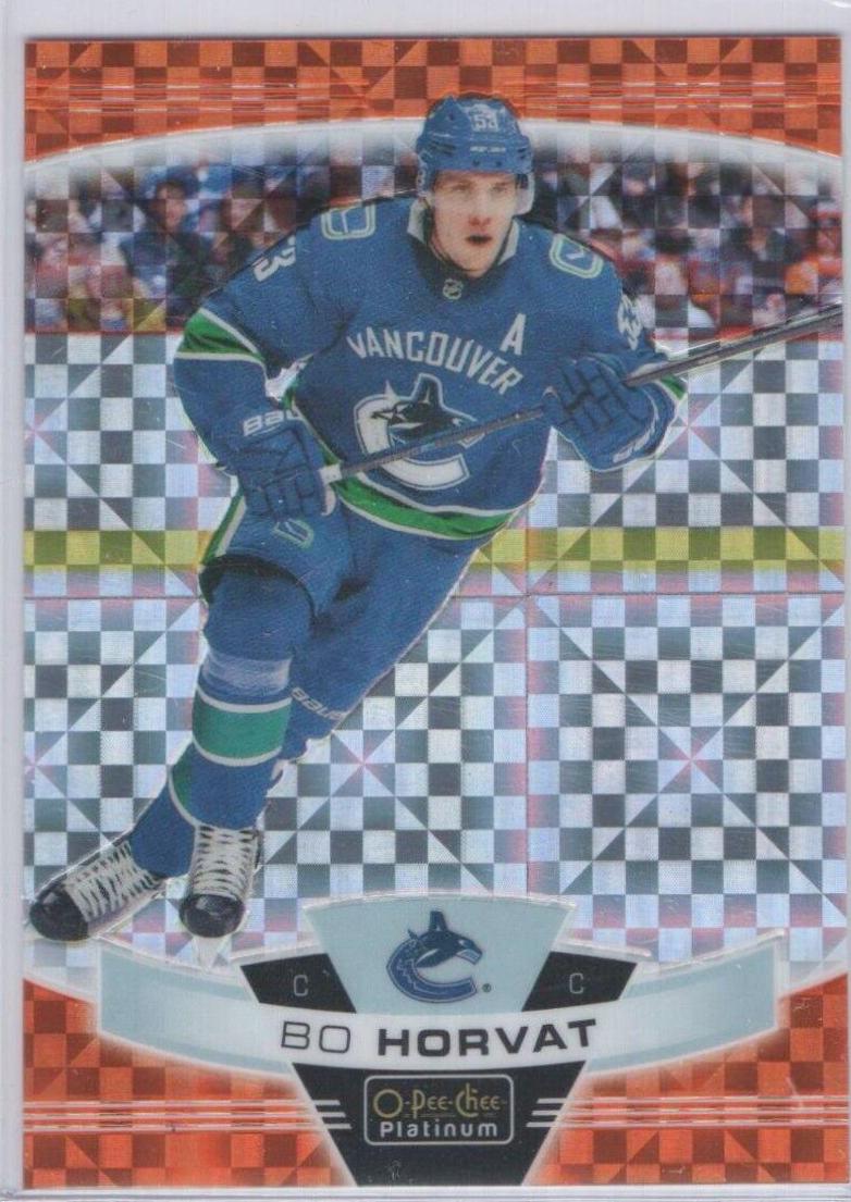 Bo Horvat [Orange Checkers] #91