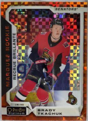 Brady Tkachuk [Orange Checkers] #126