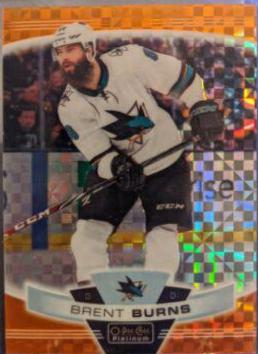 Brent Burns [Orange Checkers] #53