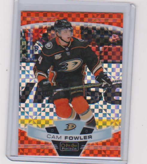 Cam Fowler [Orange Checkers] #114