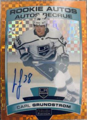 Carl Grundstrom [Orange Checkers] #179