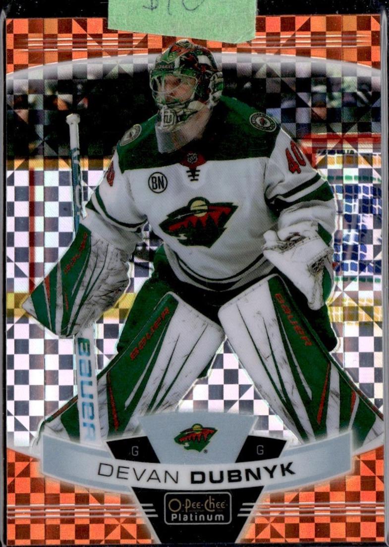 Devan Dubnyk [Orange Checkers] #85