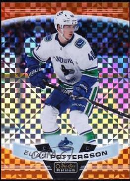 Elias Pettersson [Orange Checkers] #129