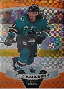 Erik Karlsson [Orange Checkers] #34