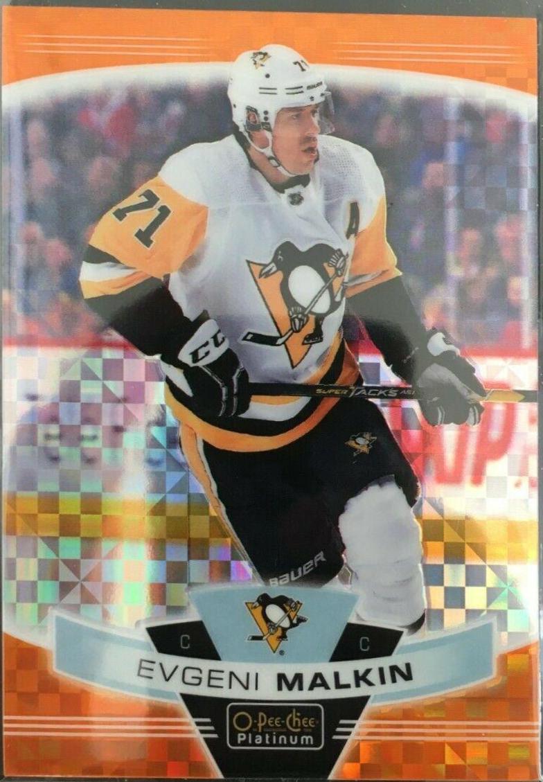 Evgeni Malkin [Orange Checkers] #92