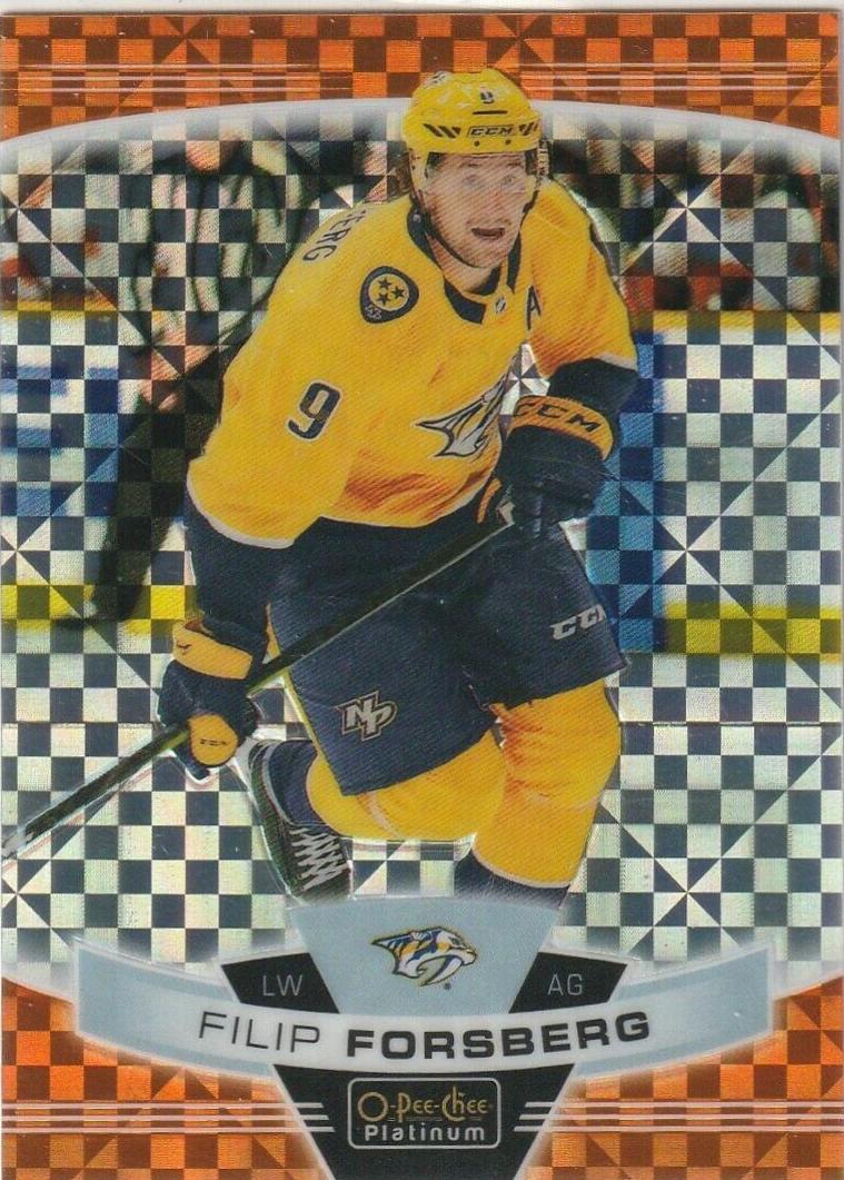 Filip Forsberg [Orange Checkers] #29