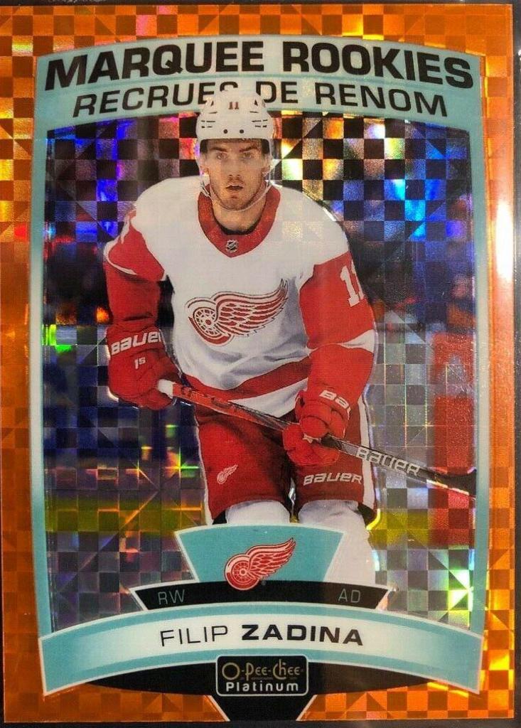 Filip Zadina [Orange Checkers] #173