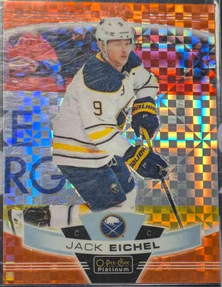 Jack Eichel [Orange Checkers] #74