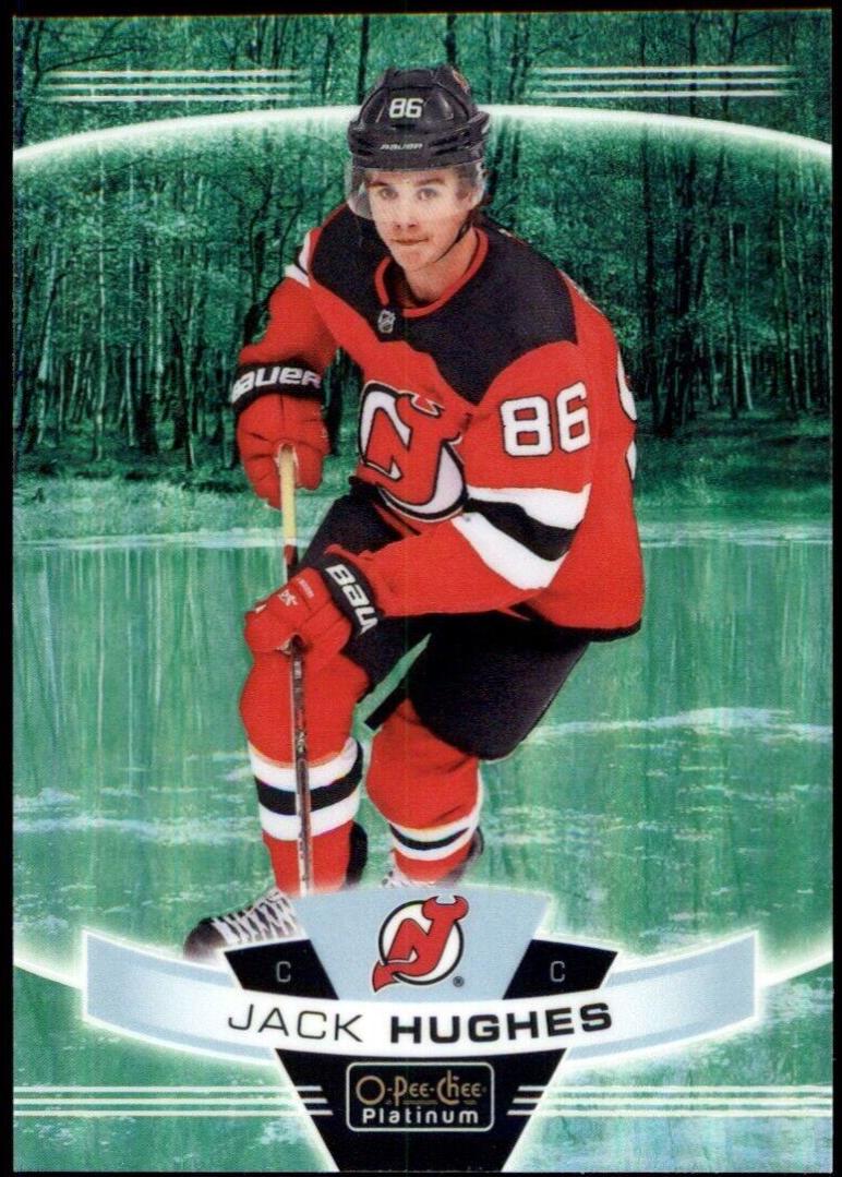 Jack Hughes [Pond Hockey Green] #200