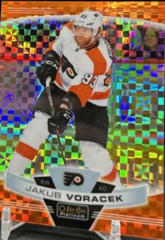 Jakub Voracek [Orange Checkers] #147