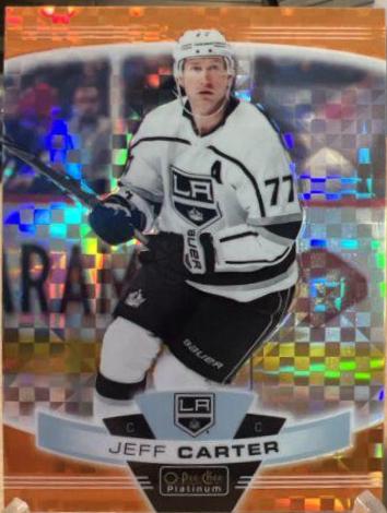 Jeff Carter [Orange Checkers] #12