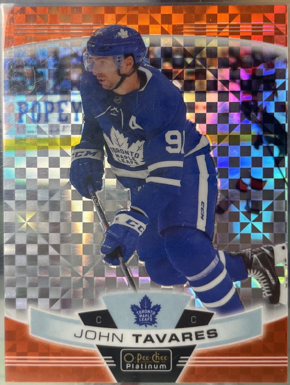John Tavares [Orange Checkers] #65