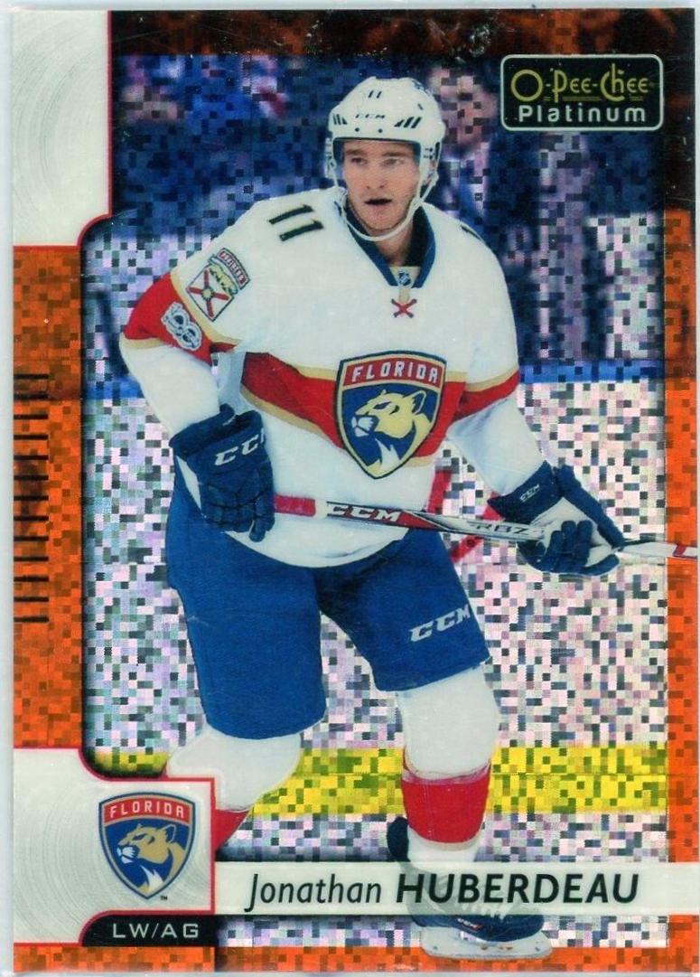 Jonathan Huberdeau [Orange Checkers] #87