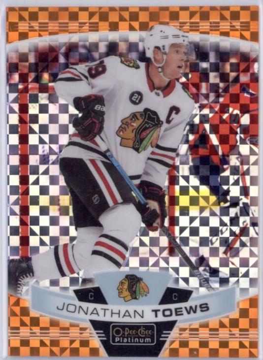 Jonathan Toews [Orange Checkers] #20