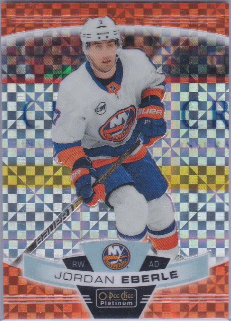 Jordan Eberle [Orange Checkers] #90