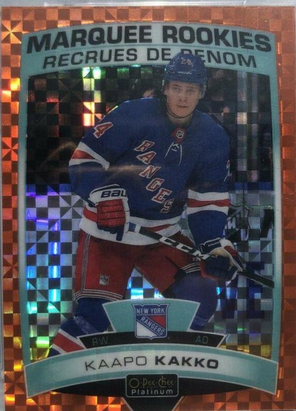 Kaapo Kakko [Orange Checkers] #199