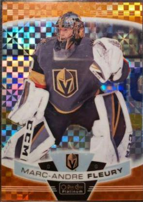 Marc Andre Fleury [Orange Checkers] #98