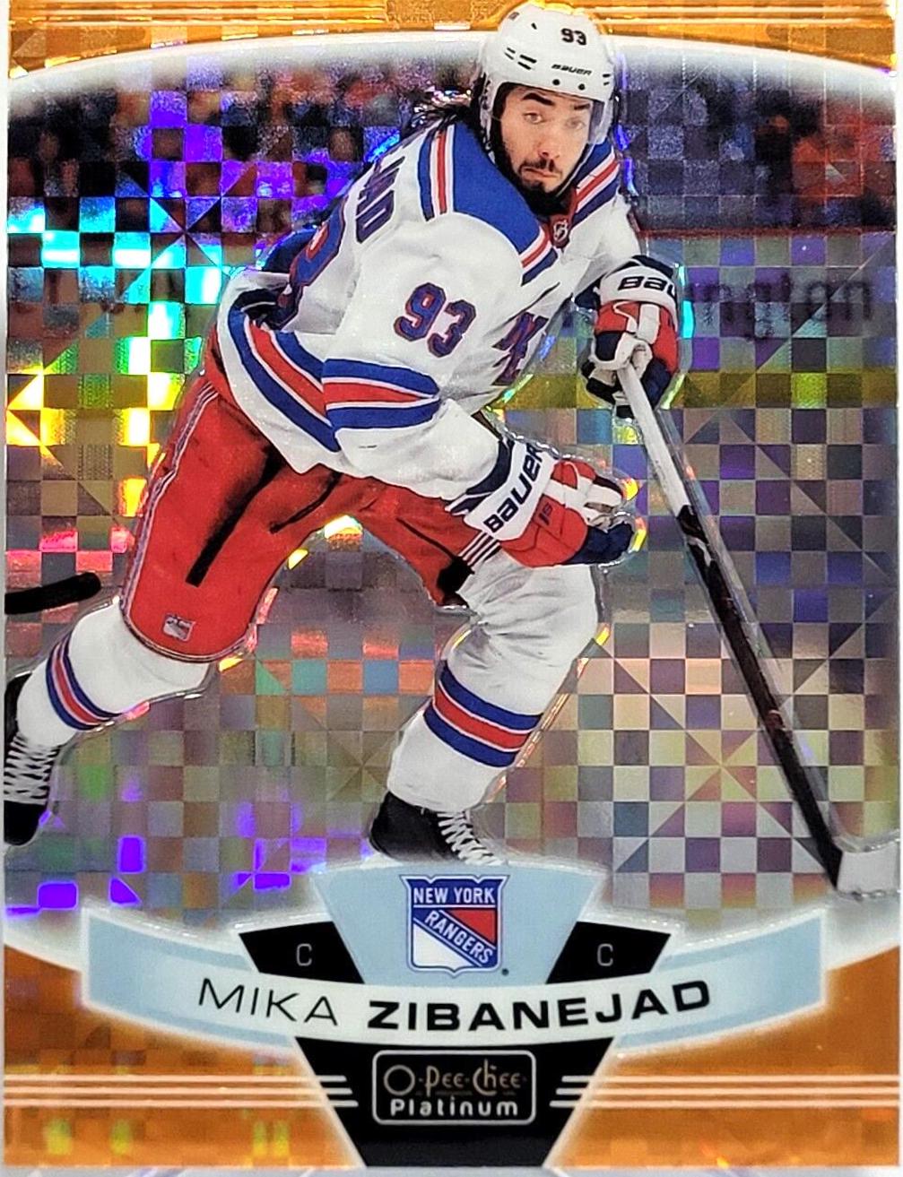 Mika Zibanejad [Orange Checkers] #32