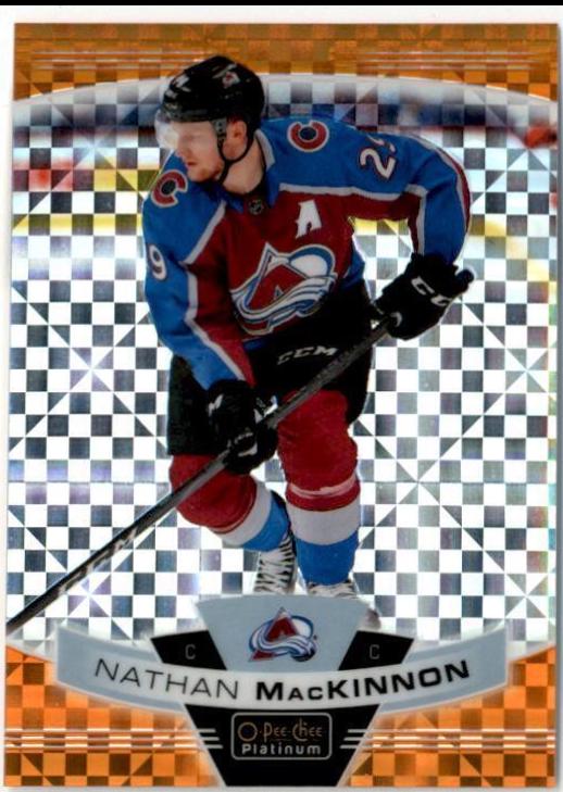 Nathan MacKinnon [Orange Checkers] #75