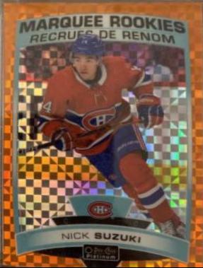 Nick Suzuki [Orange Checkers] #164