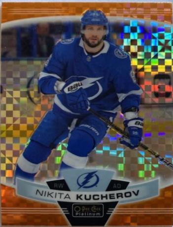 Nikita Kucherov [Orange Checkers] #100
