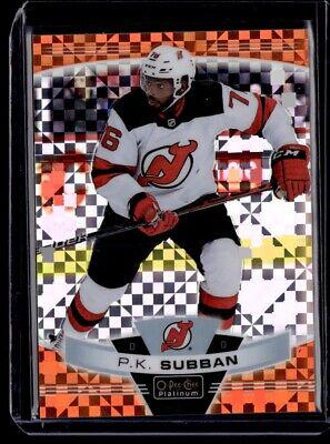 P. K. Subban [Orange Checkers] #89