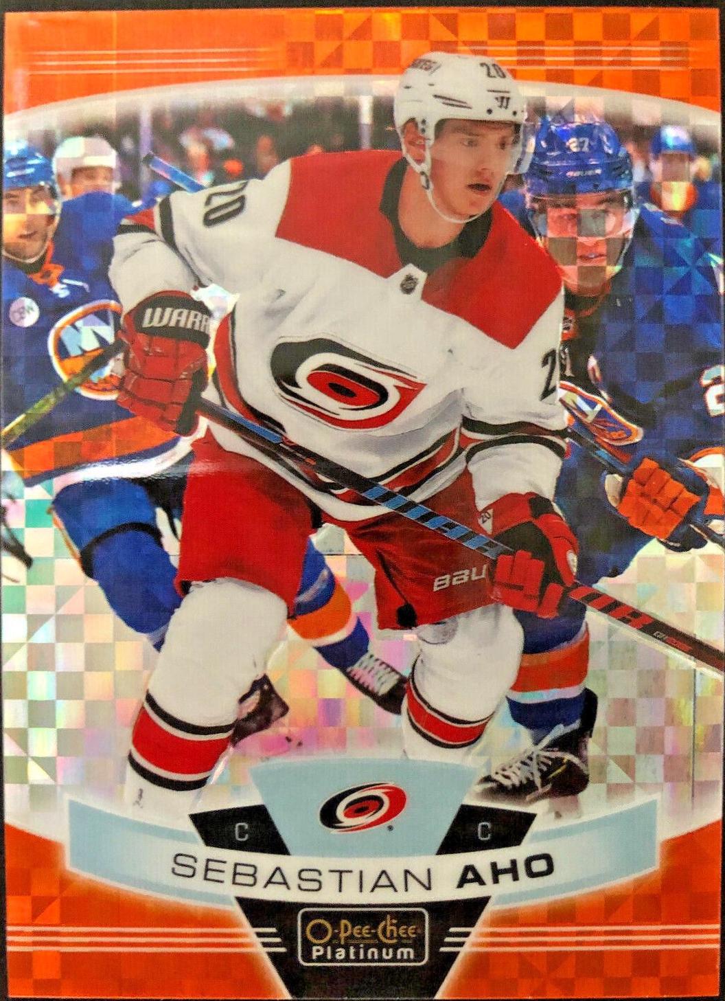 Sebastian Aho [Orange Checkers] #134