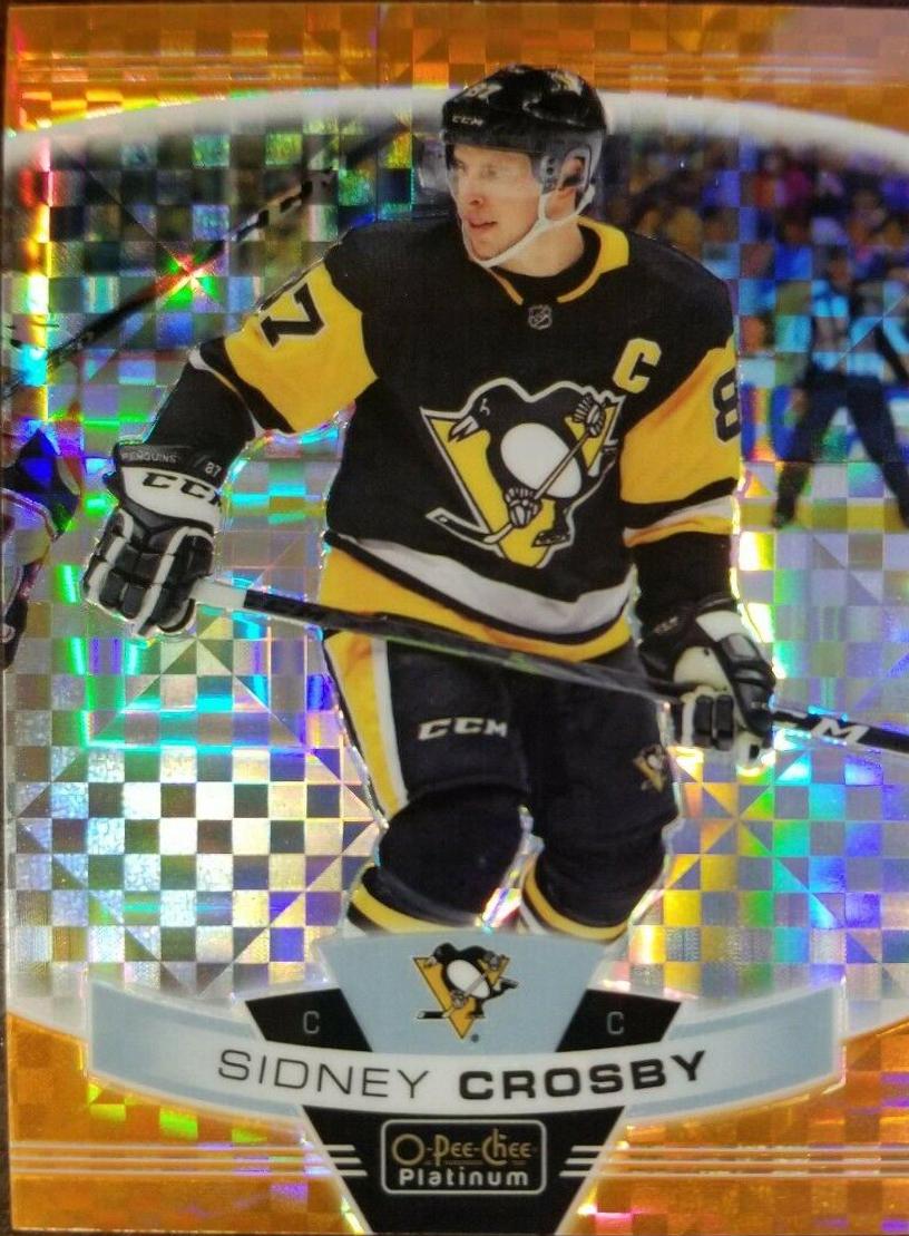 Sidney Crosby [Orange Checkers] #1