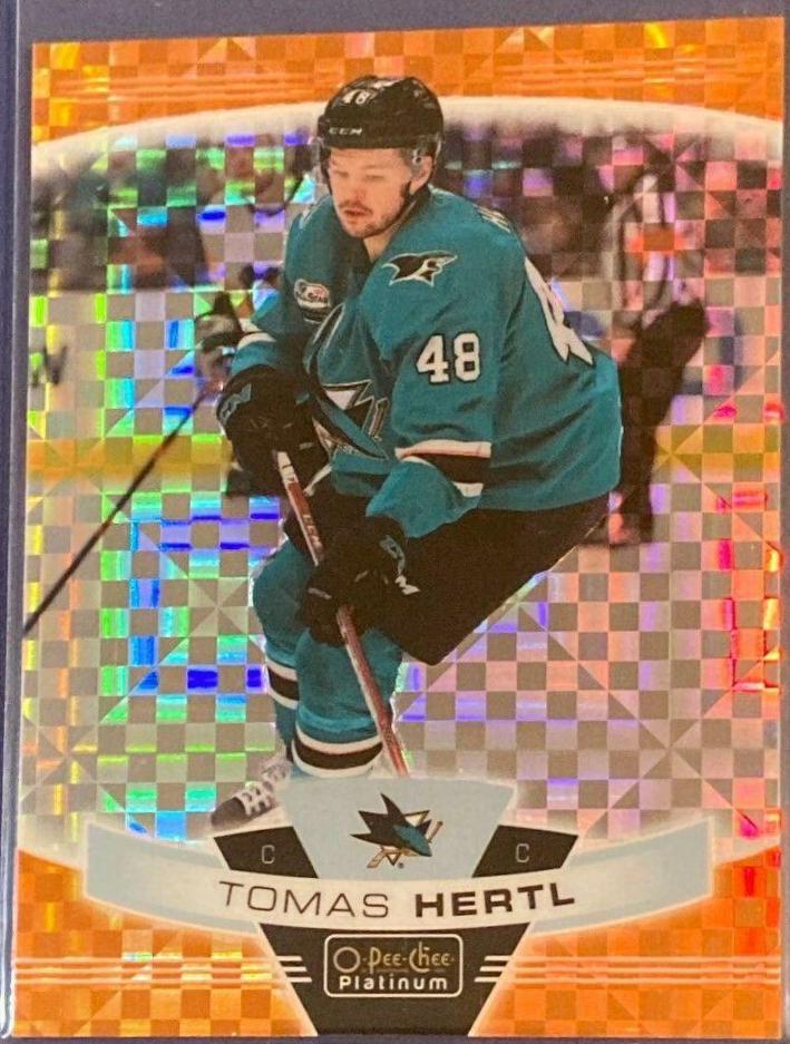 Tomas Hertl [Orange Checkers] #5