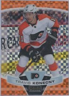 Travis Konecny [Orange Checkers] #18