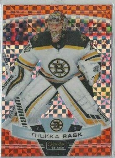 Tuukka Rask [Orange Checkers] #101