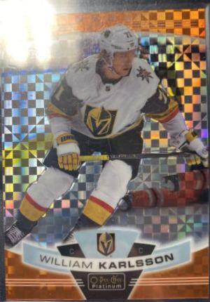 William Karlsson [Orange Checkers] #15