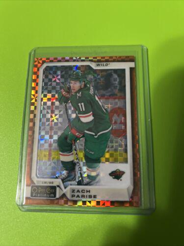 Zach Parise [Orange Checkers] #70
