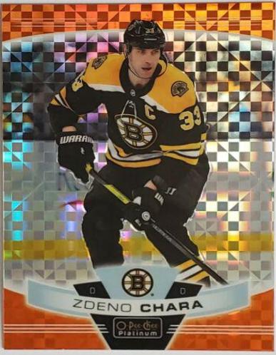 Zdeno Chara [Orange Checkers] #106