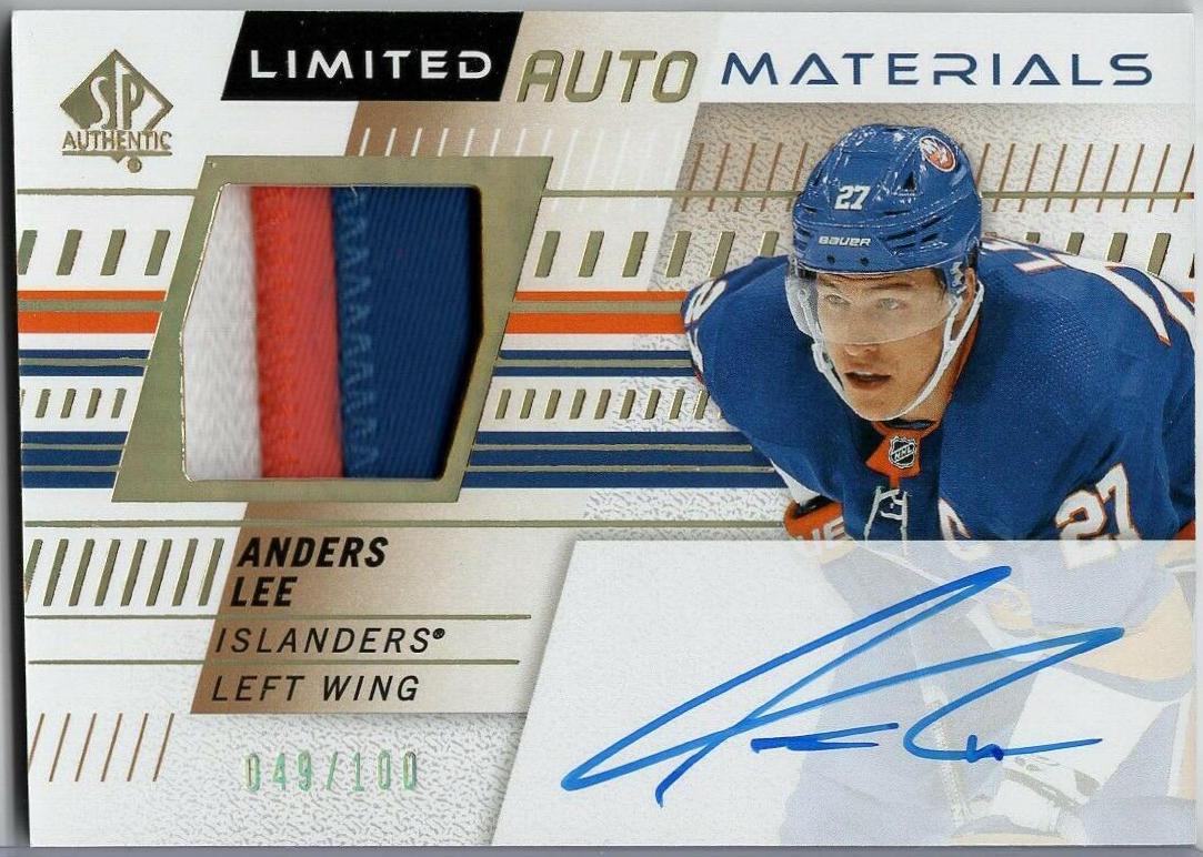 Anders Lee [Limited Auto Patch] #34