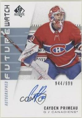 Cayden Primeau [Autograph] #244