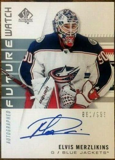 Elvis Merzlikins [Autograph] #191