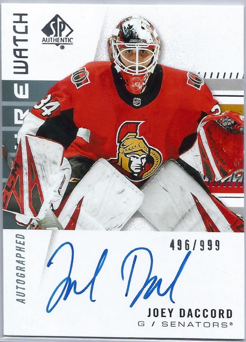Joey Daccord [Autograph] #158