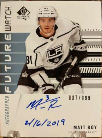 Matt Roy [Autograph Inscribed] #207
