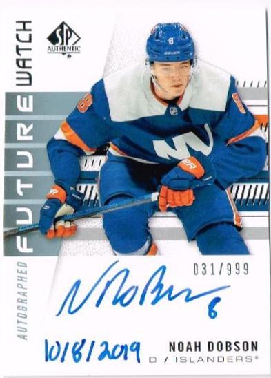 Noah Dobson [Autograph Inscribed] #193
