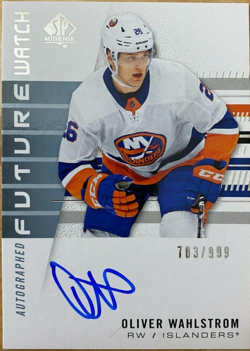 Oliver Wahlstrom [Autograph] #187